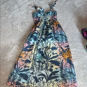 Tea Collection Multicolor Floral Kids Dress